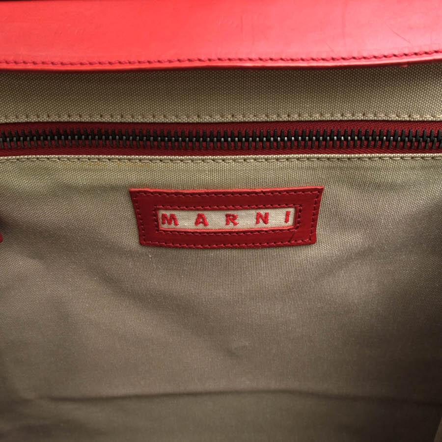 MARNI マルニ ハンドバッグ 牛革 がま口 : Desir Yahoo