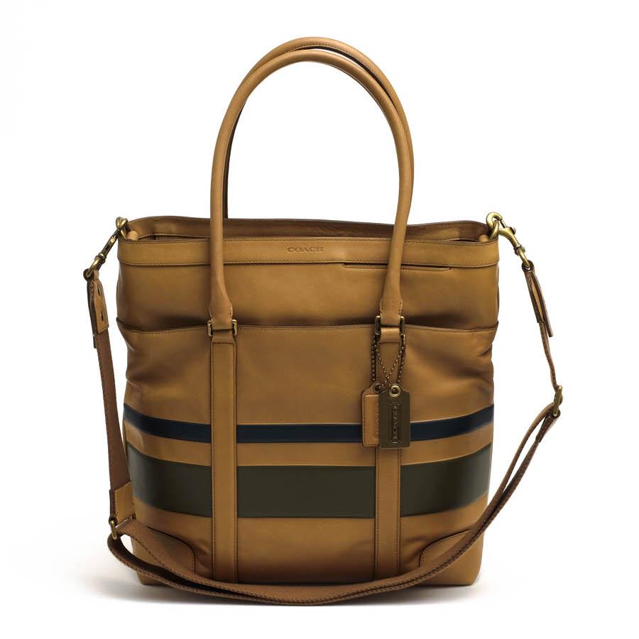 COACH ブラックストライプトートバッグ COACH コーチ トートバッグ 70856 Bleecker Debossed Painted