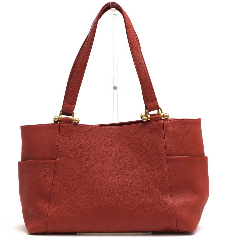 ○キタムラ Kitamura 牛革 トートバッグ Y-0965 A4サイズ対応 肩掛け ワンショルダーバッグ シボ革 シュリンクレザー 定番 レディ  中古 Kitamura（キタムラ） トートバッグ Y-0965 牛革 A4サイズ対応 肩掛け