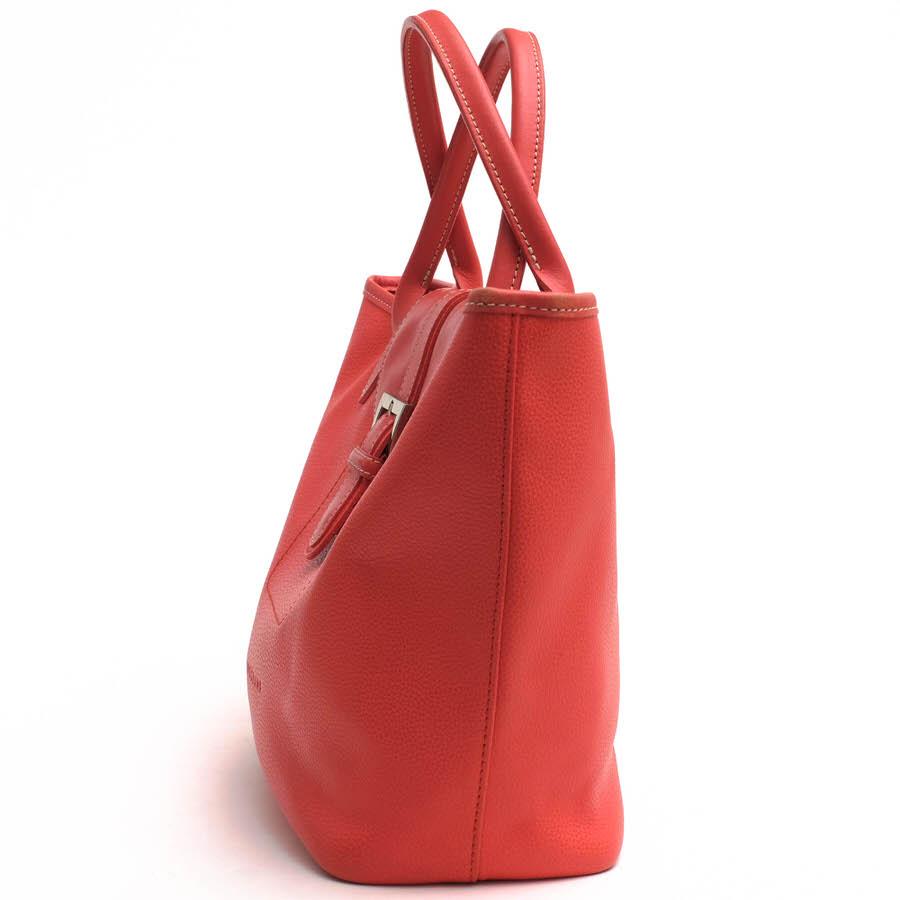 LONGCHAMP（ロンシャン） トートバッグ ペブルドレザー 牛革 シボ革