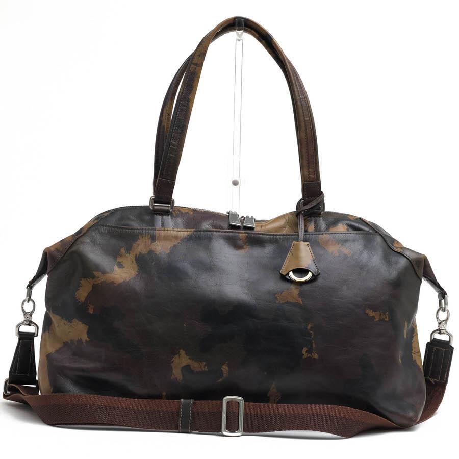aniary アニアリ ボストンバッグ 09-06000 Camouflage Leather Boston