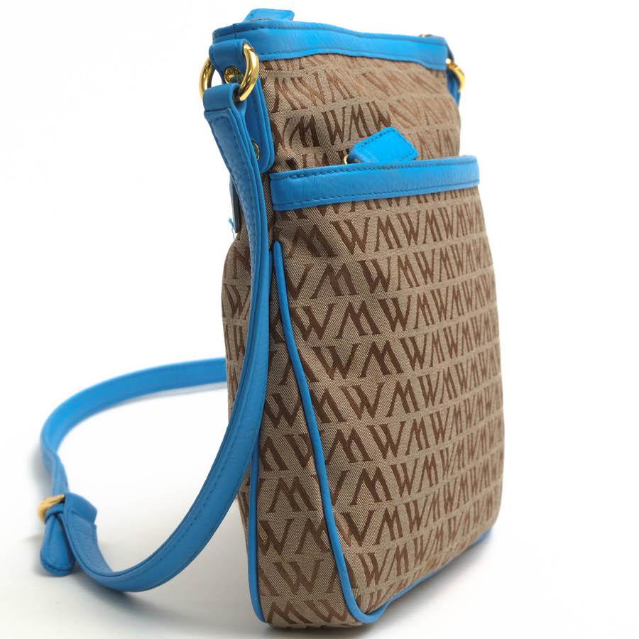 WAKO 和光 ショルダーバッグ 一部牛革 モノグラム柄 : Desir Yahoo