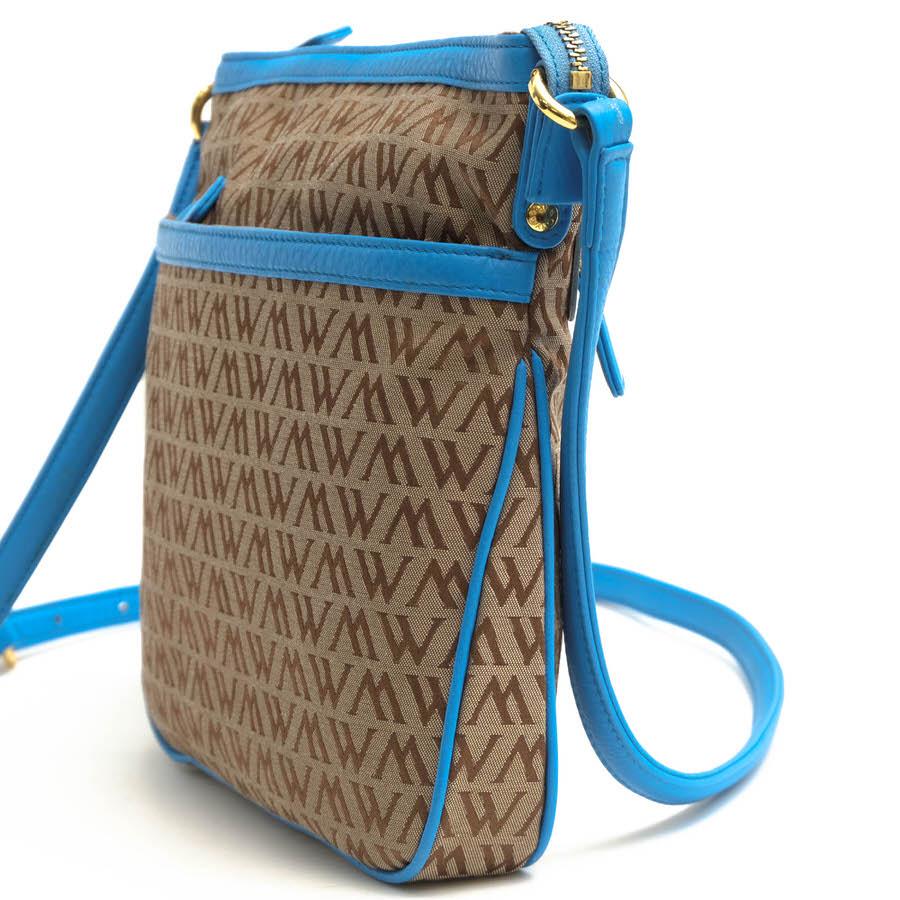 WAKO 和光 ショルダーバッグ 一部牛革 モノグラム柄 : Desir Yahoo