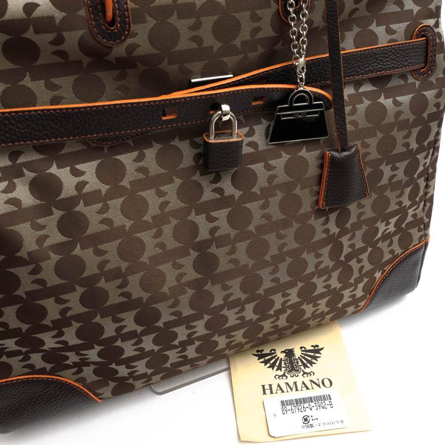 HAMANO 濱野 ハマノ トートバッグ ジャガード モノ キャリア 130周年