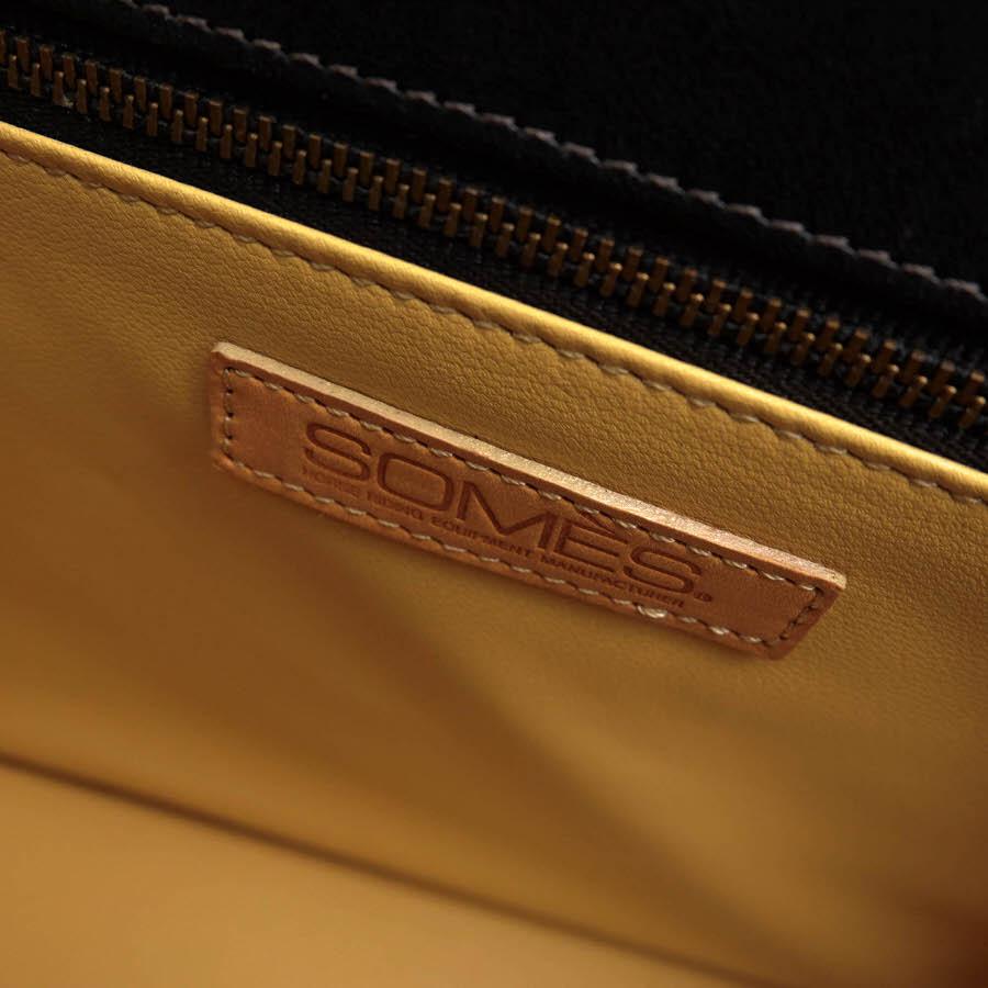 SOMES SADDLE ソメスサドル ハンドバッグ 牛革 カーフ カデナ金具 