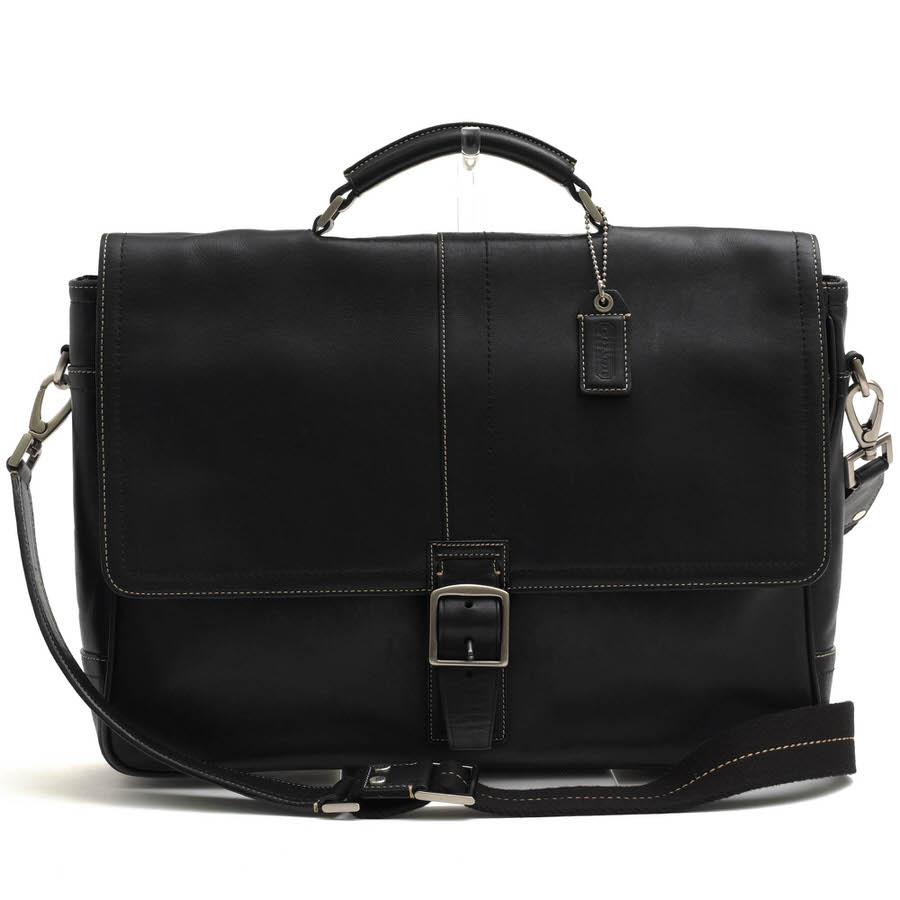 COACH（コーチ） ビジネスバッグ F70035 Legacy leather Singlebuckle