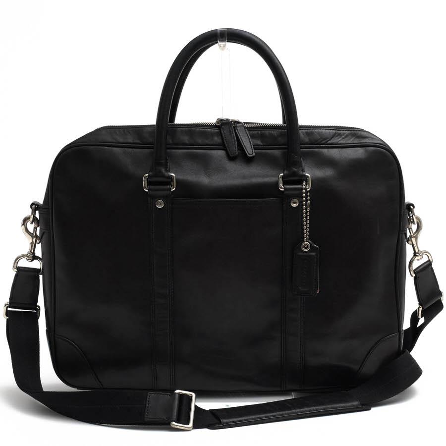 ○コーチ COACH ナチュラルグラブタンカウハイドレザー 牛革 ビジネスバッグ 70305 Transatlantic Leather Zip Top Brief トランス 中古 COACH（コーチ） ビジネスバッグ 70305 Transatlantic Leather Zip Top