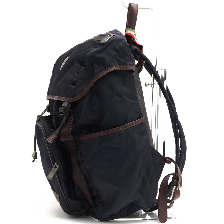 orobianco オロビアンコ リュック IDOLO S-Z8 NYLON SAC'S BAR サックスバー別注 伊リモンタ社ナイロン 牛革 バックパック デイパック ミ_3