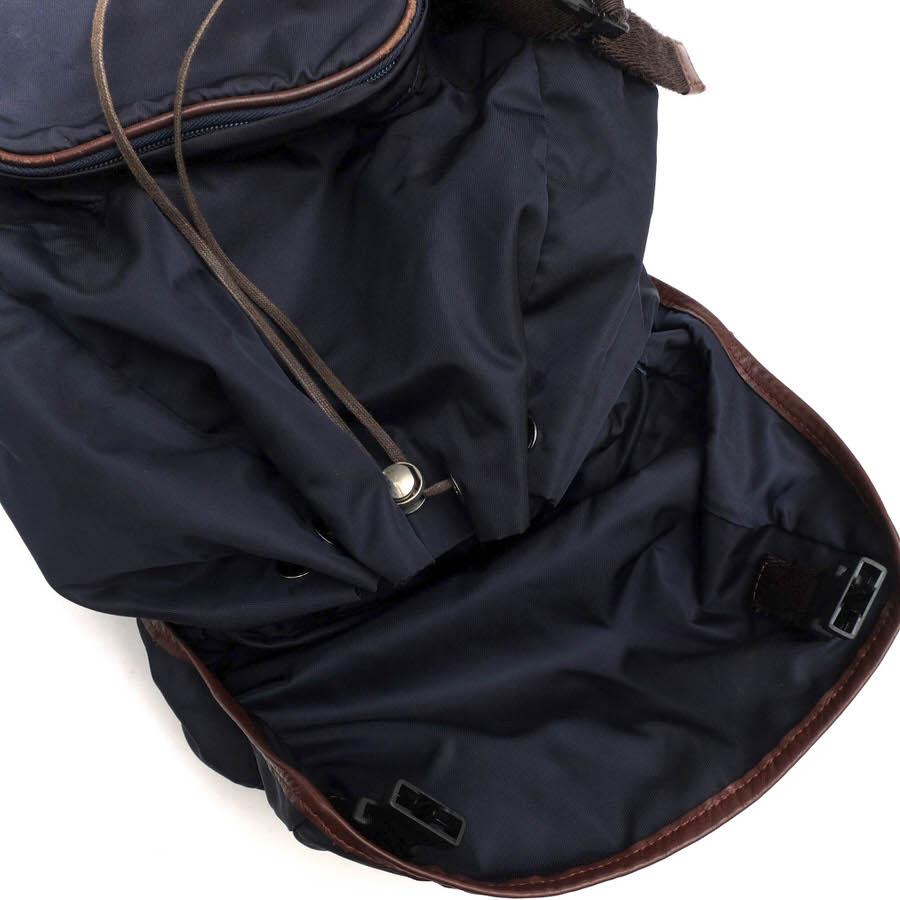 orobianco オロビアンコ リュック IDOLO S-Z8 NYLON SAC'S BAR サックスバー別注 伊リモンタ社ナイロン 牛革 バックパック デイパック ミ_6