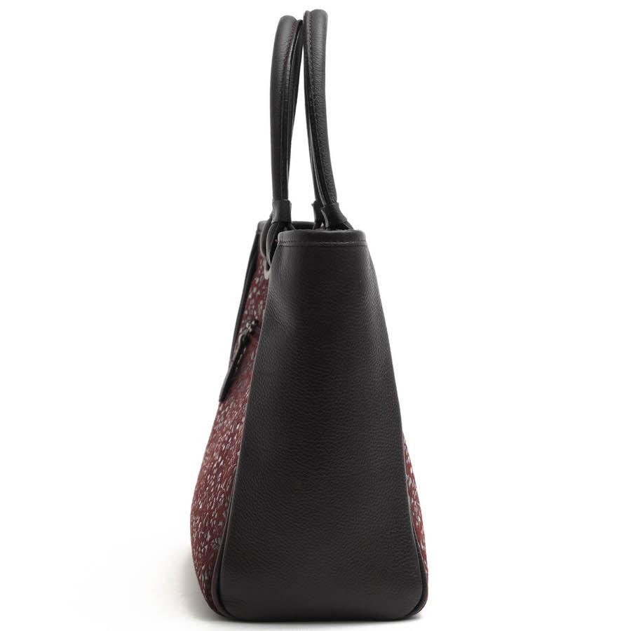 印傳屋（INDEN-YA） 印伝 トートバッグ No.6317 17手提 鹿革 ディア