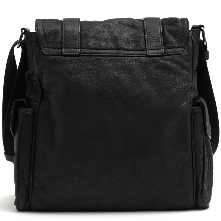 ✨美品✨BALLY　バリー　メッセンジャーバッグ　ショルダー　レザー　ライン　黒 Bally（バリー） ショルダーバッグ メッセンジャーバッグ : Desir