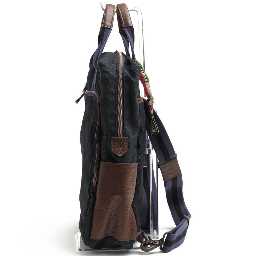 ○オロビアンコ orobianco NYLON JEANS リュック NEW HERO-C ニューヒーロー 2WAYリュック デニム メンズ 【中古】 中古 Orobianco（オロビアンコ） リュック NEW HERO-C ニューヒーロー NYLON