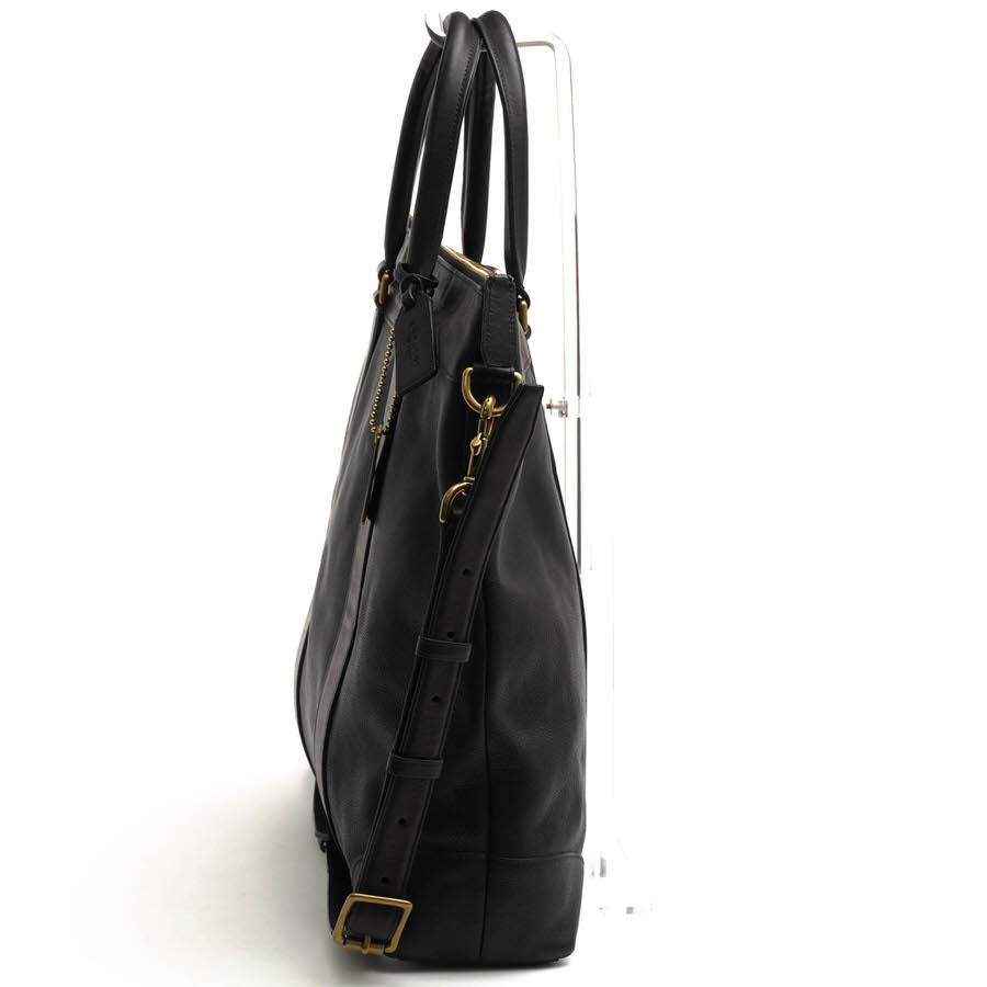 美品 COACH CROSBY 2way トートバッグ ショルダー レザー 黒 COACH（コーチ） トートバッグ 70477 CROSBY Leather Tote クロスビー