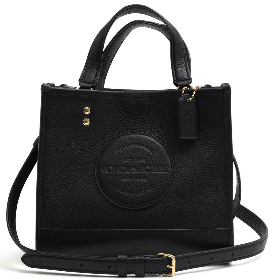 ○コーチ COACH リファインドペブルドレザー 牛革 ハンドバッグ C5268 Dempsey Tote 22 With Coach Patch デンプシー トート 22 ウ 中古 COACH（コーチ） ハンドバッグ C5268 Dempsey Tote 22 With Coach