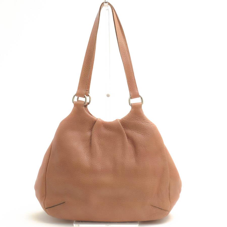 PRADA プラダ トートバッグ CERVO LUX 牛革 カーフスキン シボ革  