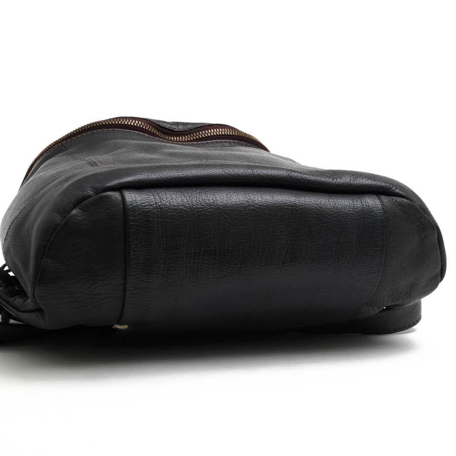 ○ゲンテン genten 山羊革 ゴートスキン リュック 40410 GOAT NUME ゴートヌメ デイパック シボ革 シュリンクレザー レディース 【 中古 genten（ゲンテン） リュック 40410 GOAT NUME ゴートヌメ 山羊革