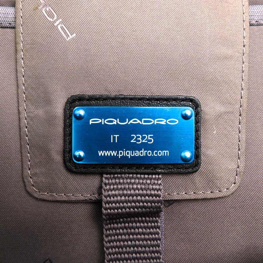 PIQUADRO ピークアドロ ビジネスバッグ 一部牛革 ノートPC収納可 2WAY 