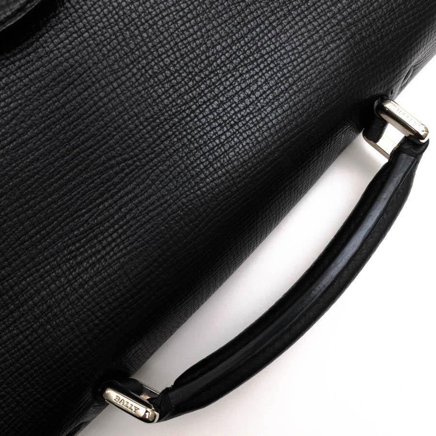 Bally（バリー） ビジネスバッグ MAKAN ペブルドレザー 牛革 シボ革