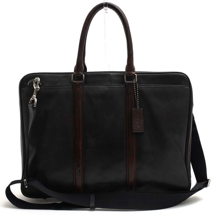 ○コーチ COACH スポーツカーフ 牛革 ビジネスバッグ 72053 Metropolitan Brief in Sport Calf メトロポリタン スポーツカーフ 2WA 中古 COACH（コーチ） ビジネスバッグ 72053 Metropolitan Brief in Sport