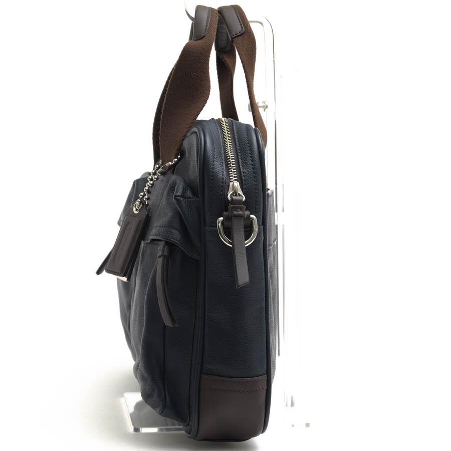 COACH ビジネスバッグ トンプソンレザースリムコミューター 濃茶 COACH（コーチ） ビジネスバッグ 70859 Thompson Slim Leather