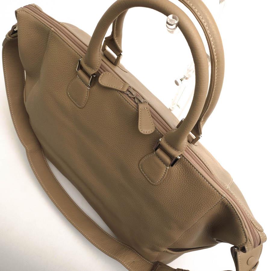 美品◎ キタムラ 肩かけ可 ボストンバッグ レザー 大容量 Kitamura キタムラ ボストンバッグ 牛革 サイドポケット付き