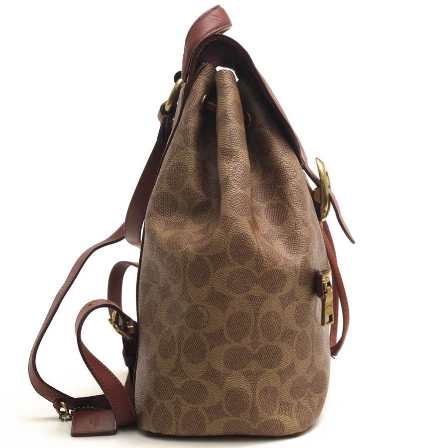 レディース COACH コーチ イーヴィー リュック シグネチャー68563
