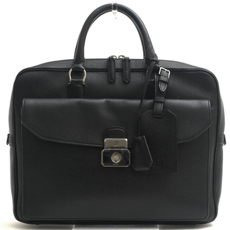 美品】dunhill ビジネスバッグ A4収納可スペイン製カーフレザー