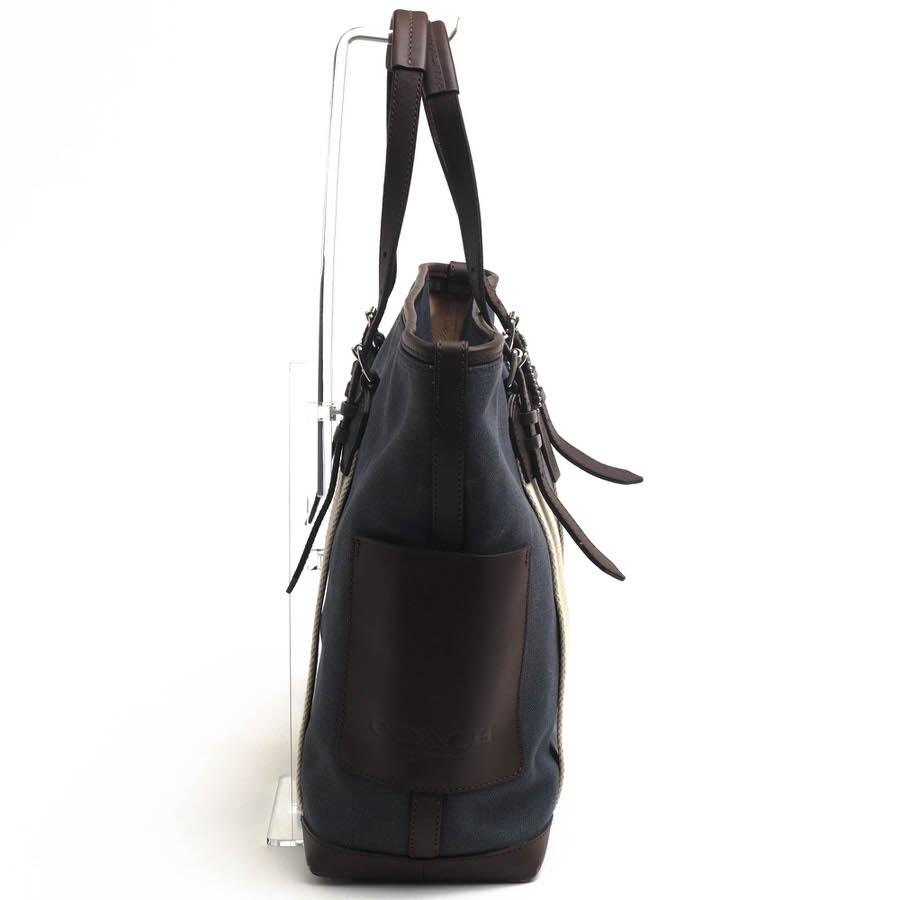 COACH コーチ トートバッグ 70896 Bleeker City Canvas Tote ブリーカー シティー キャンバス シティー トート 一部牛革 肩掛け ワンショ_2