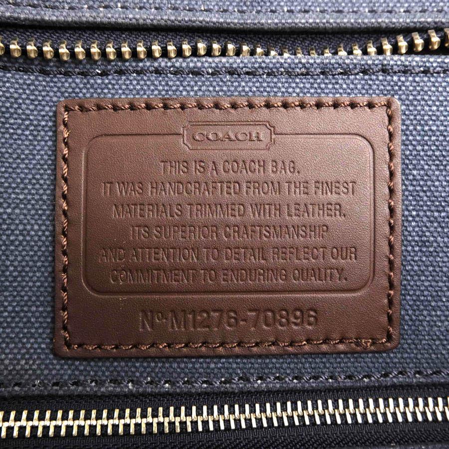 COACH コーチ トートバッグ 70896 Bleeker City Canvas Tote ブリーカー シティー キャンバス シティー トート 一部牛革 肩掛け ワンショ_8