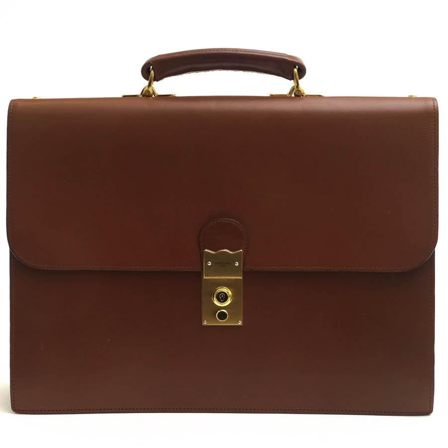 TANIZAWA タニザワ ビジネスバッグ 牛革 カーフ フラップ式 : Desir