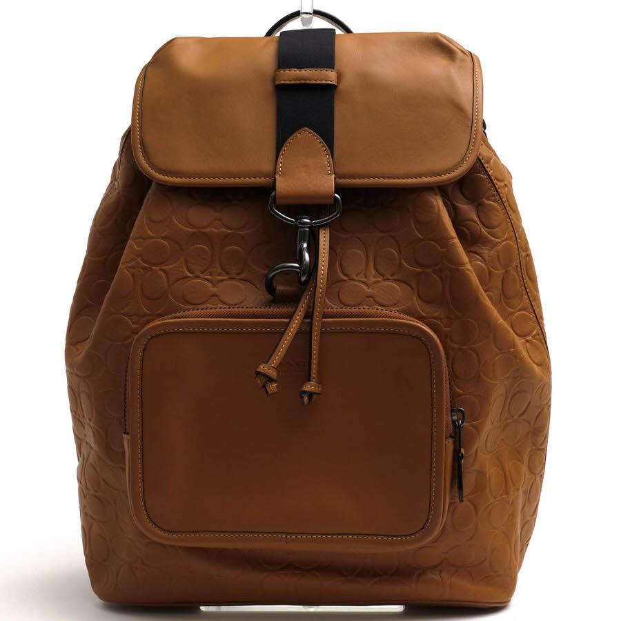 コーチ／COACH リュック バッグ バックパック メンズ 男性 男性用 レザー 革 本革 ブラウン 茶  C9868 Sullivan Backpack In Signature Leather サリバン バックパック シグネチャー柄 ノートPC収納可 COACH（コーチ） リュック C9868 Sullivan Backpack In Signature