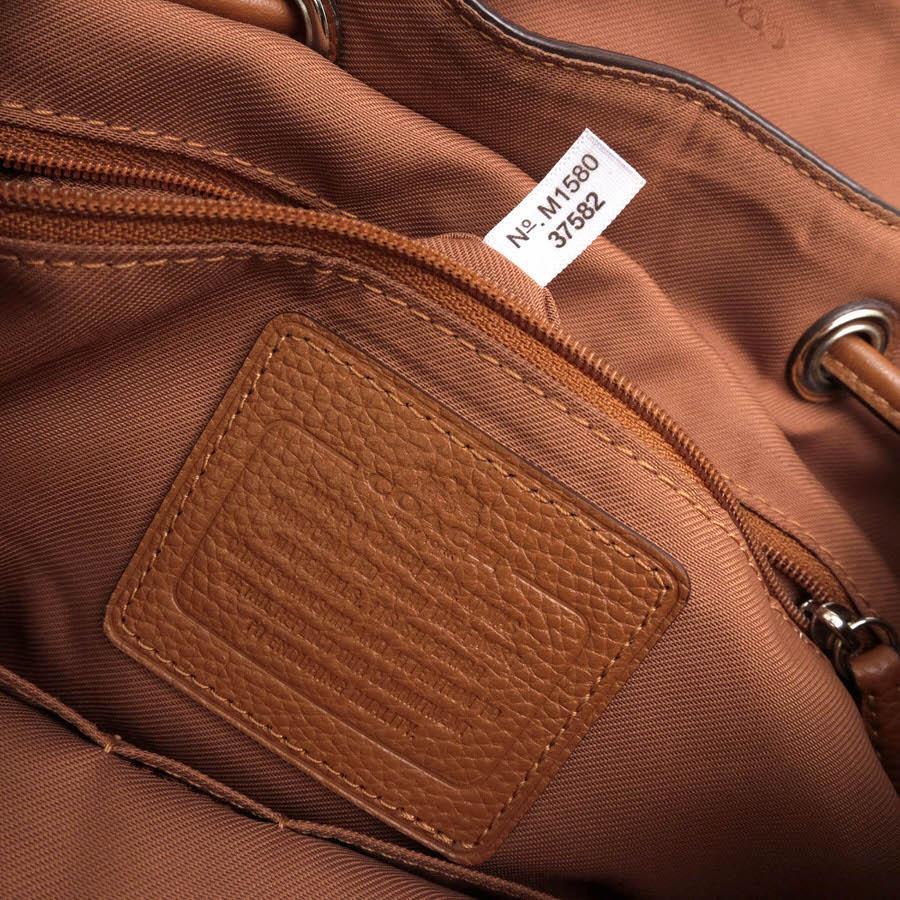 COACH（コーチ） リュック 37582 TURNLOCK RUCKSACK IN PEBBLE LEATHER
