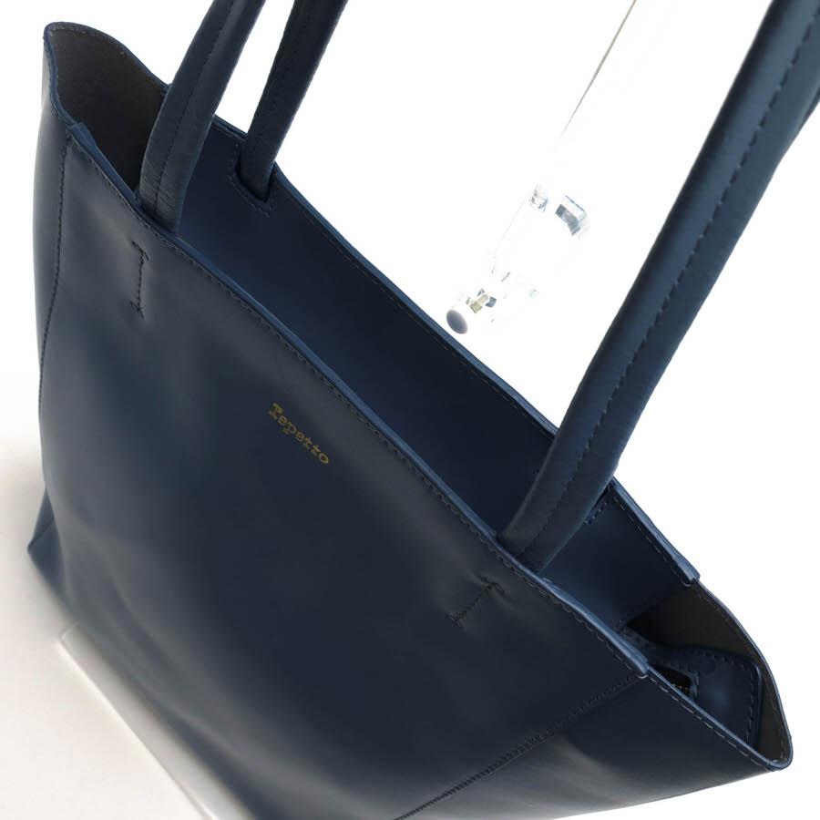 repetto（レペット） トートバッグ Shopping Bag Zippe 床革 肩掛け
