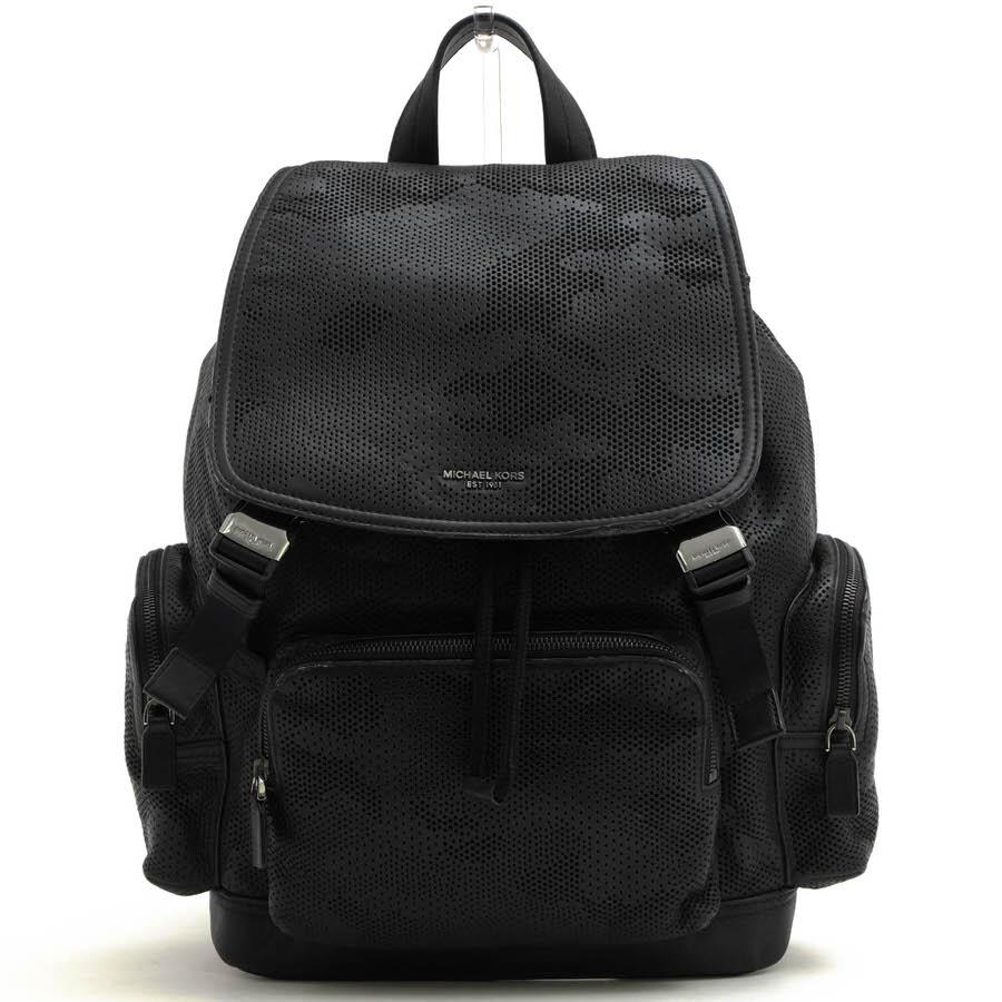 ○マイケルコース Michael Kors パンチングレザー 牛革 リュック 33S9LHYB2U Henry Camo Perforated Leather Backpack 迷彩・カモ  中古 MICHAEL KORS（マイケルコース） リュック 33S9LHYB2U Henry Camo
