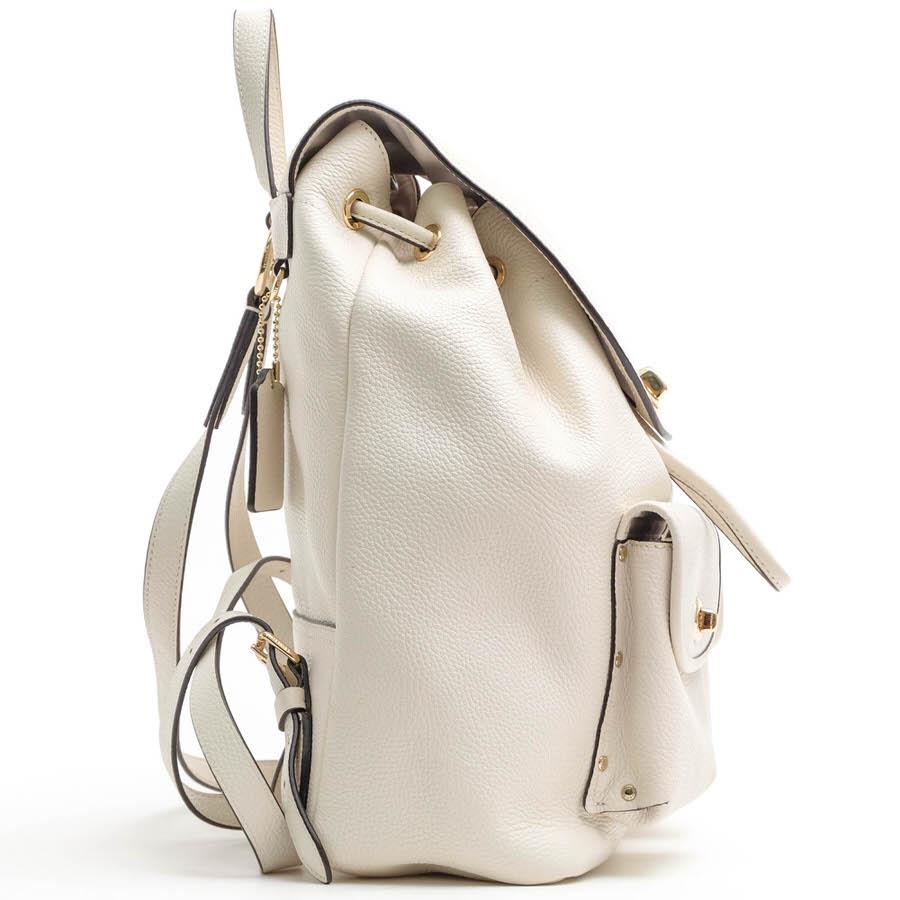 COACH（コーチ） リュック 37582 TURNLOCK RUCKSACK IN PEBBLE LEATHER