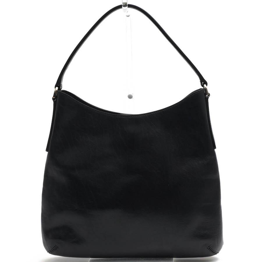 美品】HIROFU Hロゴ 2wayワンショルダーハンドバッグ バケッタレザー