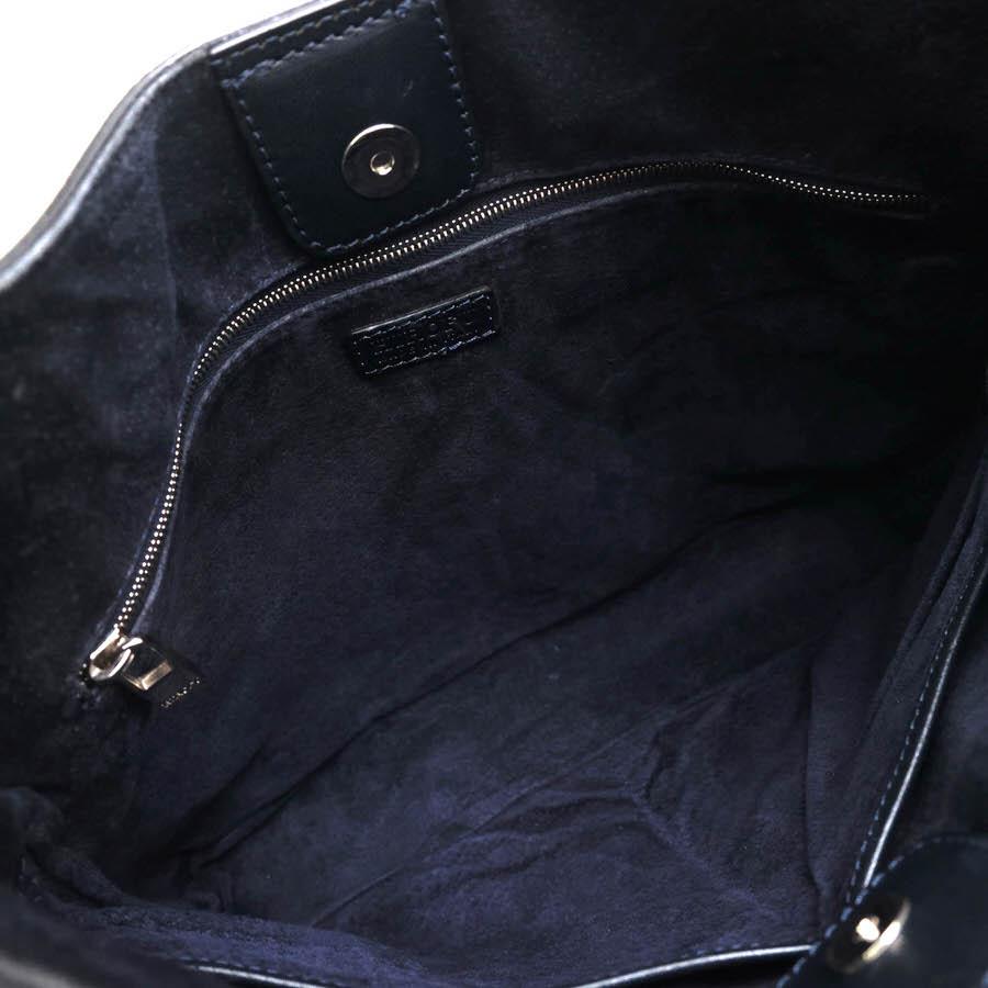 【美品】HIROFU バケッタレザー ワンショルダーハンドバッグ Hロゴ HIROFU ヒロフ ハンドバッグ バケッタアマーノ 牛革 Hロゴ