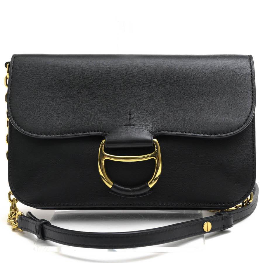 ○ポロ ラルフローレン POLO RALPH LAUREN 牛革 カウハイド ショルダーバッグ CA56658 チェーンショルダーバッグ レディース 【中  中古 POLO RALPH LAUREN（ポロ・ラルフローレン） ポロ ラルフローレン