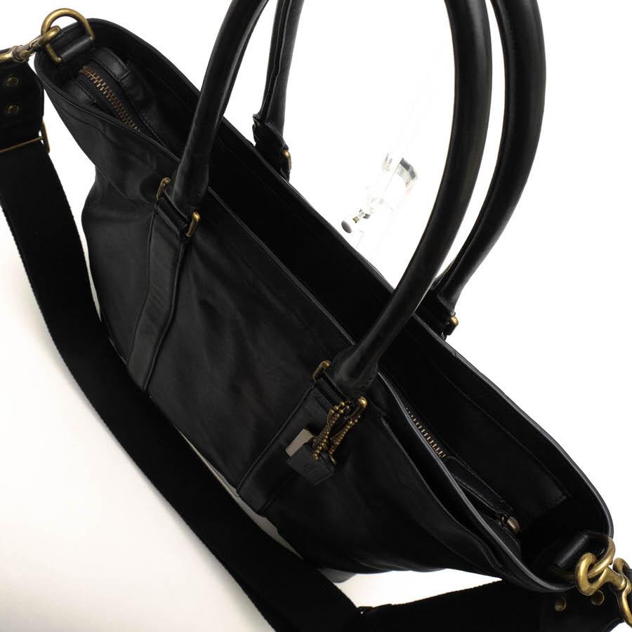 【美品】COACH ブリーカー レガシー ビジネス トート　バッグ　本革　グレー COACH（コーチ） トートバッグ 70600 Bleecker Legacy Business Tote