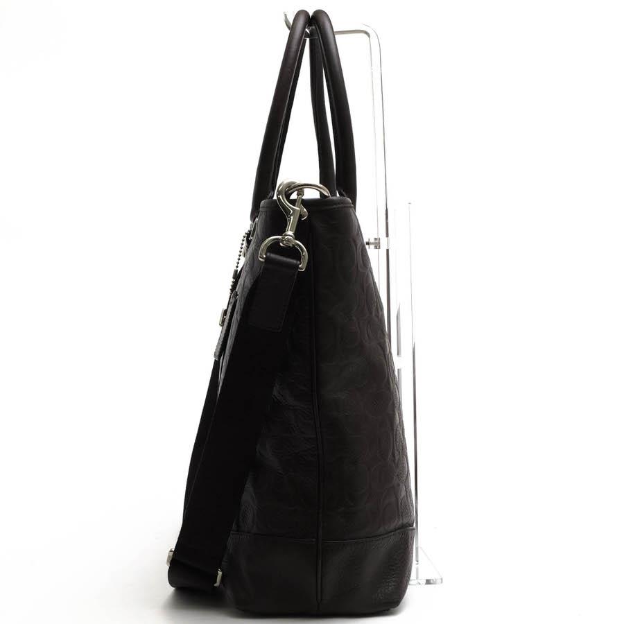 COACH（コーチ） トートバッグ F71136 HERITAGE WEB LEATHER EMBOSSED