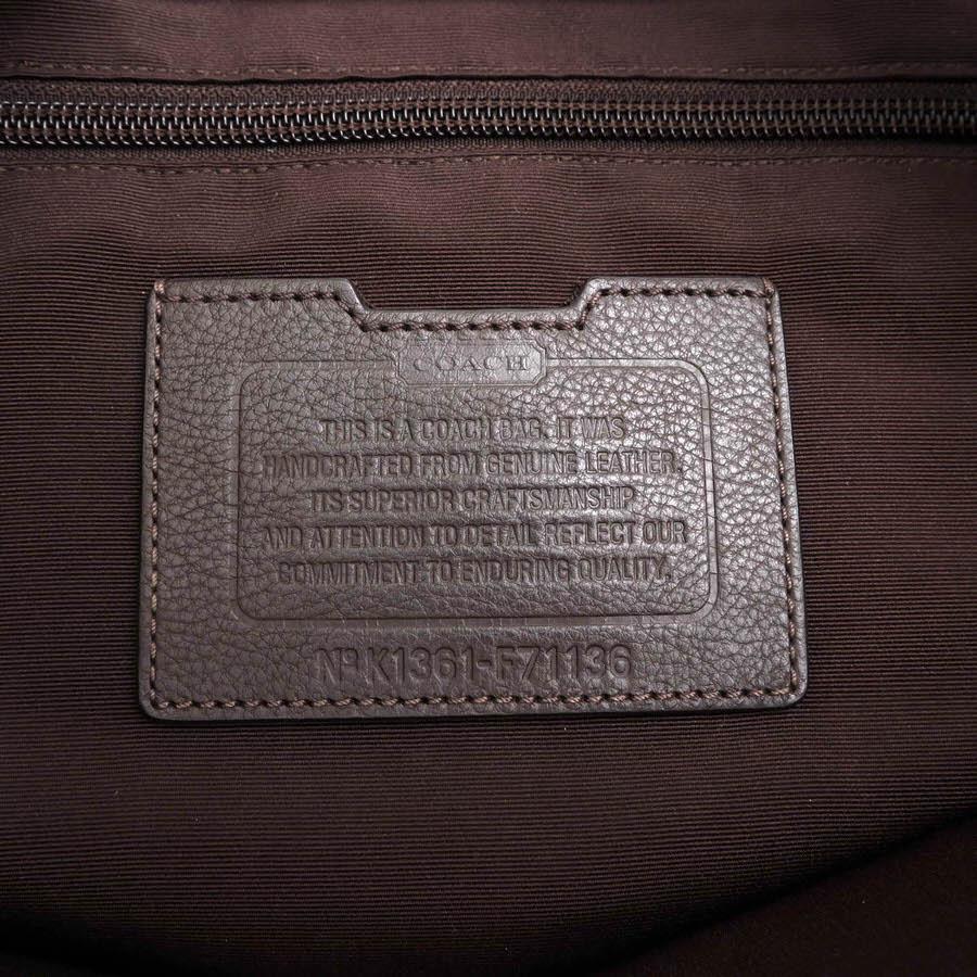 COACH（コーチ） トートバッグ F71136 HERITAGE WEB LEATHER EMBOSSED