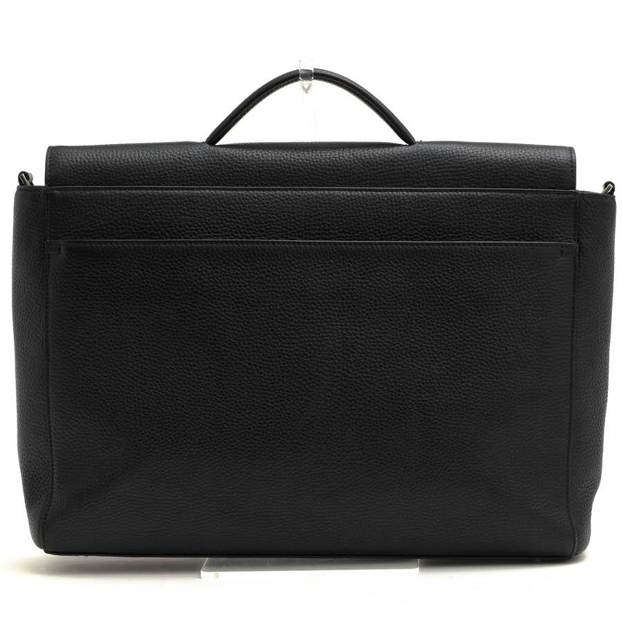 アイグナーAIGNER ベージュ レザー ビジネスバッグ AIGNER アイグナー ビジネスバッグ 牛革 シボ革 シュリンクレザー