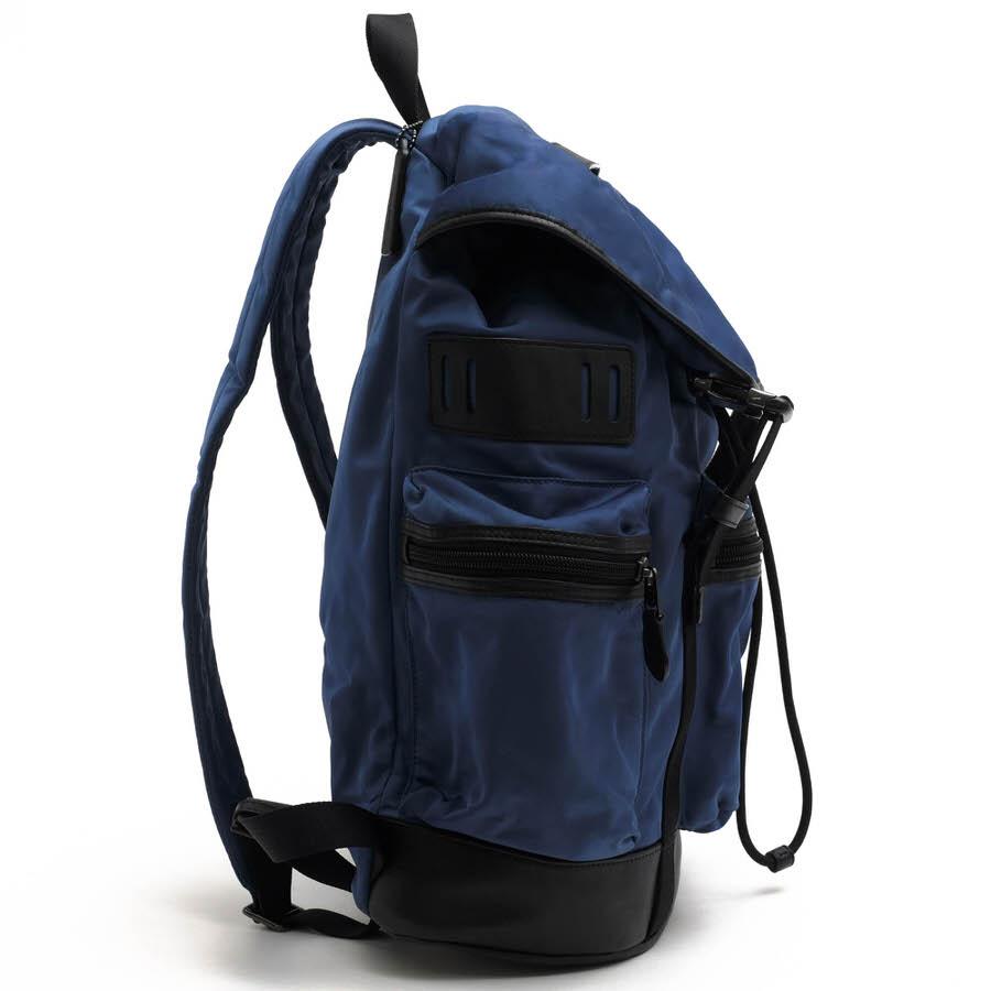 COACHコーチ リュックトレックパック ナイロン レザーブラック F71884 COACH（コーチ） リュック F71884 TREK PACK IN NYLON トレックパック