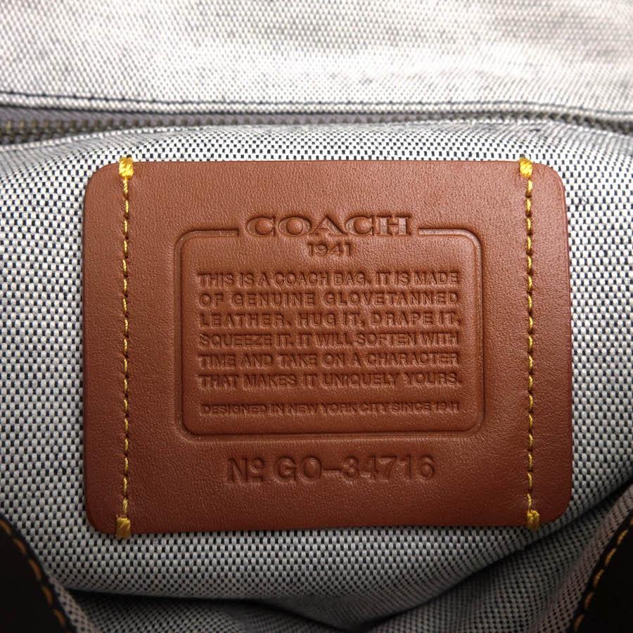 COACH コーチ ショルダーバッグ 34716 Gotham Messenger In Wild Beast  