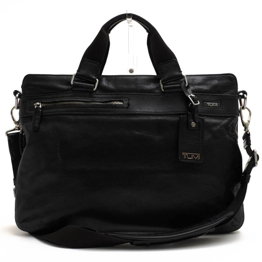○トゥミ TUMI 牛革 ビジネスバッグ 68101D LAREDO フェニックス ポートフォリオ・ブリーフ 2WAY ショルダーバッグ メンズ 【中古  中古 TUMI（トゥミ） ビジネスバッグ 68101D LAREDO フェニックス