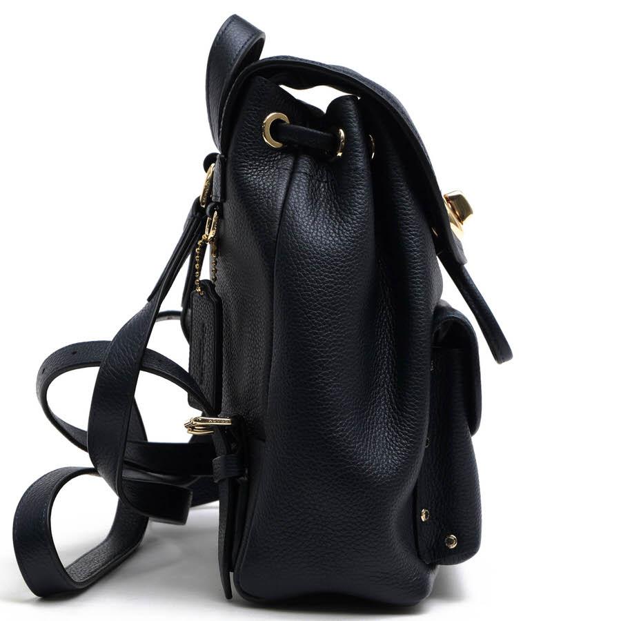 COACH（コーチ） リュック 37581 Mini Turnlock Rucksack In Polished