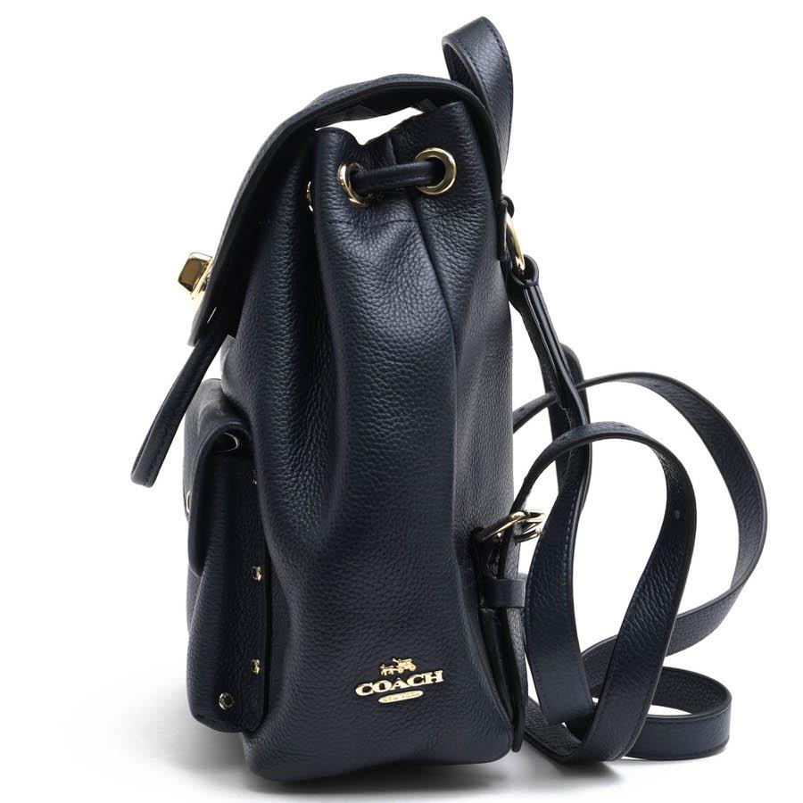 COACH（コーチ） リュック 37581 Mini Turnlock Rucksack In Polished 