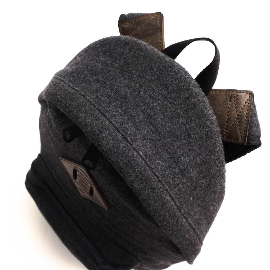 ○フットザコーチャー foot the coacher PORTER ポーター 別注モデル メルトンウール 牛革 リュック デイパック メンズ 【中古】 中古 foot the coacher（フットザコーチャー） リュック PORTER ポーター