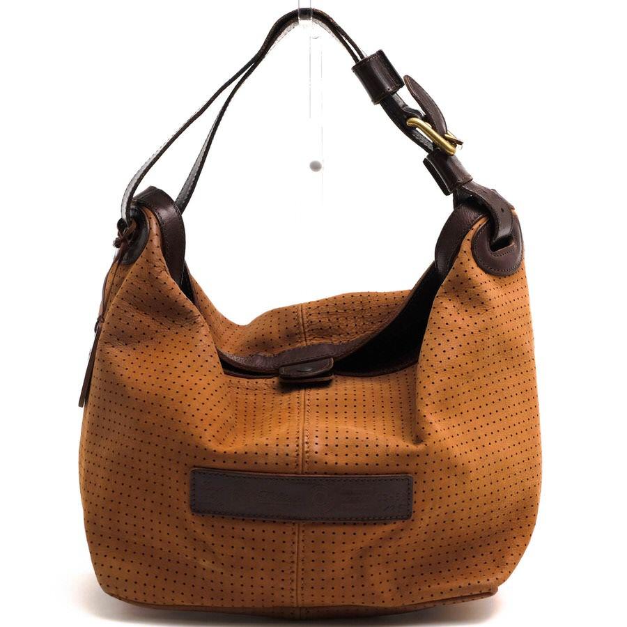 ○フェリージ Felisi ヌバック 牛革 ショルダーバッグ 03-58/2 肩掛け ワンショルダーバッグ ユニセックス 男女兼用 レディース 【 中古 Felisi（フェリージ） ショルダーバッグ 03-58/2 ヌバック 牛革 肩掛け