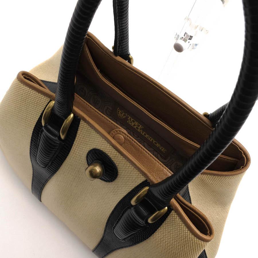 極美品　トフアンドロードストーン　ハイエンドキャンバス　トートバッグ　撥水　本革 TOFF＆LOADSTONE トフアンドロードストーン トフ＆ロードストーン